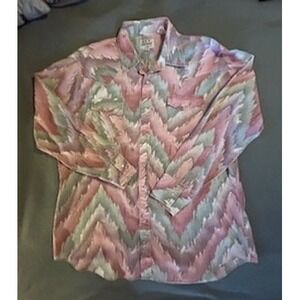 VTG‎ ELY CATTLEMAN Men's Western Shirt Pearl 1980's Cowboy Rodeo Desert Sz 17 35
